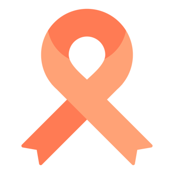 Orange ribbon icon png