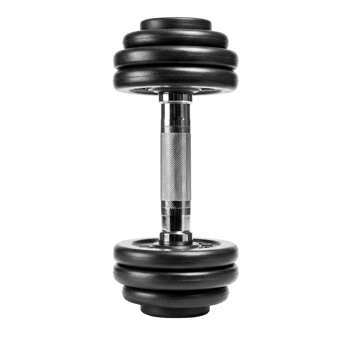 A single dumbbell over transparent background png