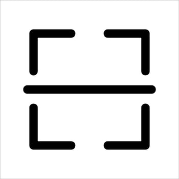 A unique black and white icon of two squares vector
