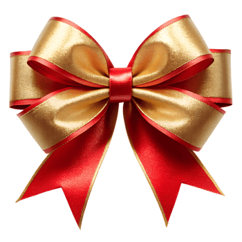 red bow isolated png