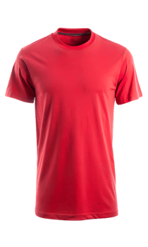 red t shirt mockup png