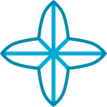 Blue line shining sparkle star icon png
