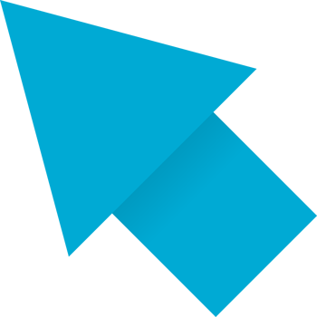 Blue arrow mouse icon png