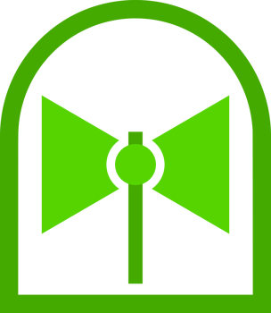 Green alarm siren emergency light icon png