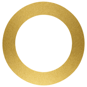 Golden circle icon png