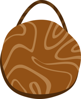 Round wooden sign png