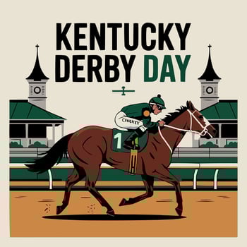 kentucky derby day artwork vector