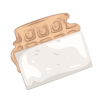 Illustration of Waffle Bag vector