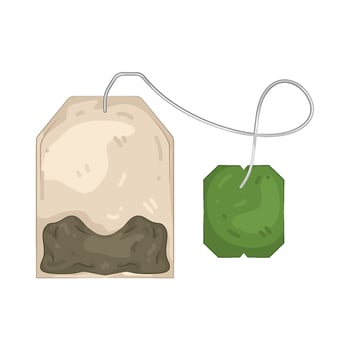 Illustration of Herbal Tea Bag vector