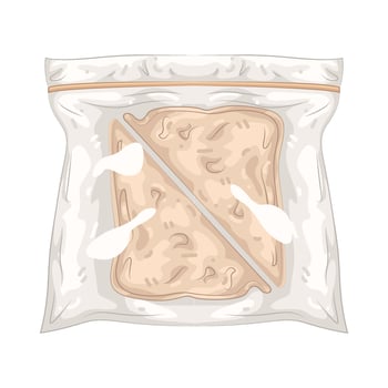 Illustration of Sandwich Bag vector
