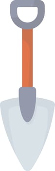 Metal Tipped Plant Shovel vector