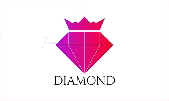 Pink Diamond Logo vector