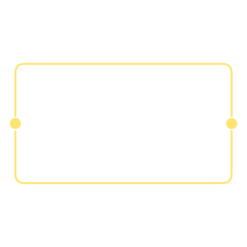 Yellow rectangle frame border png