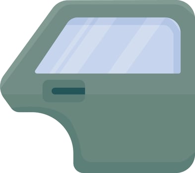 Green Automobile Door vector