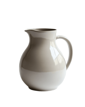 Elegant Muted Gray Pitcher png