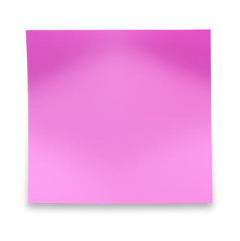 Blank purple paper sticky note isolated on transparent background png