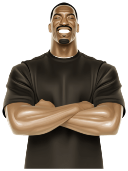 Confident Smiling Man with Crossed Arms png