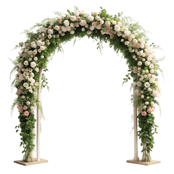 arch of flowers png