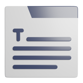 Writing Document Texts png