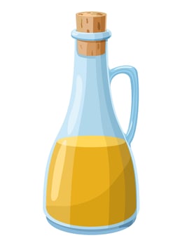 Vegetable oil assorted bottle. Olive, sunflower oil, corn oil, soybean oil vector