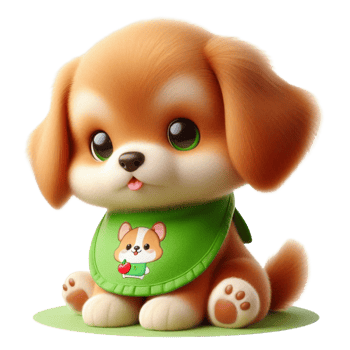 Adorable Puppy Dog Sitting Cute Character png