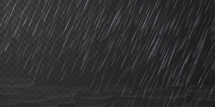 Rain drops . Falling water drop. Nature rainfall. illustration vector