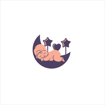 SLEEP BABY Letter monogram Initial Unique modern flat abstract logo design. SLEEP BABY elegant and Professional icon design vector
