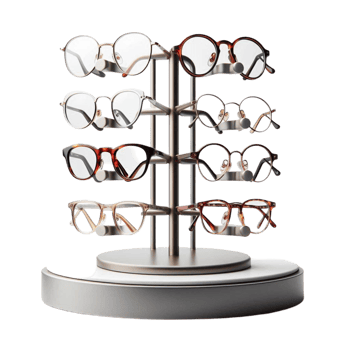 Modern Rotating Eyeglasses png