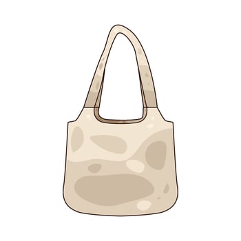white bag illustration vector