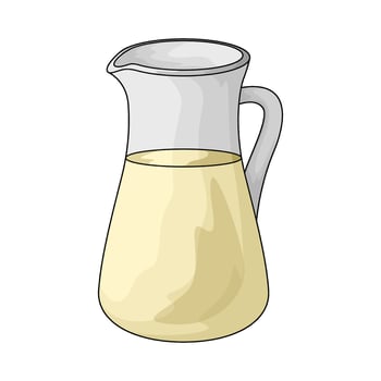 apple juice in a jug vector