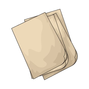 illustration of blank paper stack vector