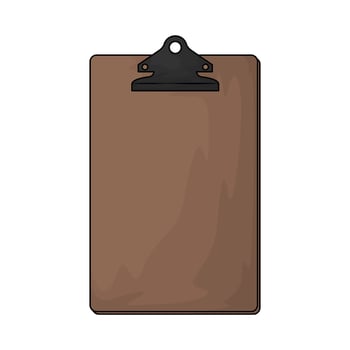 brown clipboard illustration vector