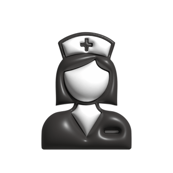 3D Nurse Medical Profession, Hospital Care, and Health Support Concept png