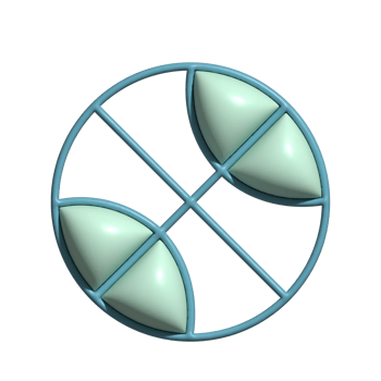 3D Render of Basketball Icon Sports Equipment and Game Symbol png