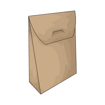 gift paper bag vector