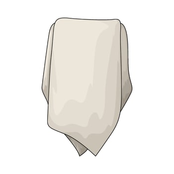 illustration of white towel vector