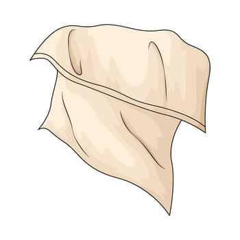 Hygiene towel illustration vector