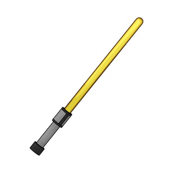 illustration of lightsaber vector