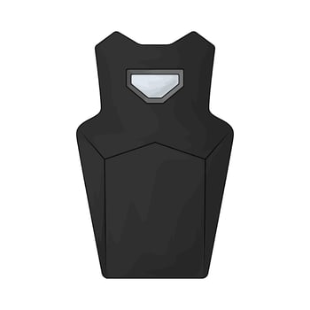illustration of Police safety vest vector