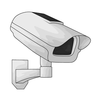 cctv camera illustration vector