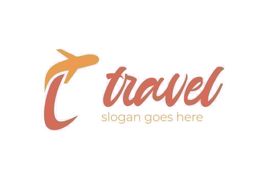 Abstract letter C travel agency logo icon design can be used travel labels, tourism, journey posters, flight company advertising, airways identity vector