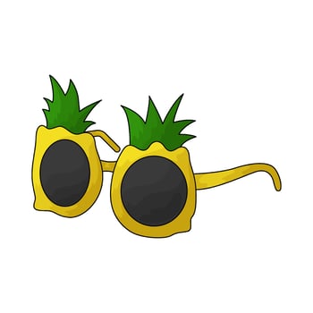 Party glasses illustration vector