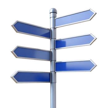 blank road sign with arrow png