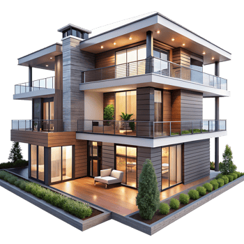 modern apartment building png