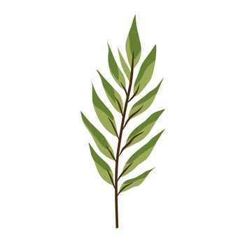 Leaf cartoon illustration vector