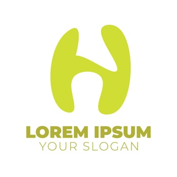 H letter logo for business and company identity vector
