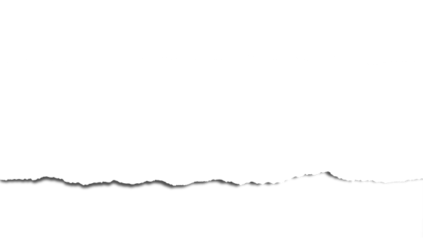 White torn ripped paper, isolated on transparent background, minimal, design png