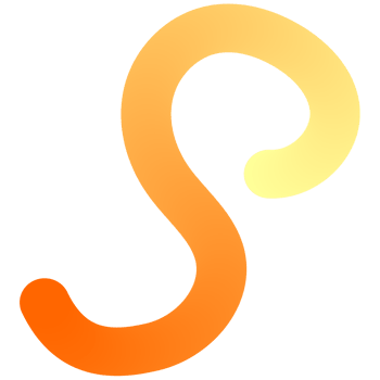 The letter s in orange and yellow png