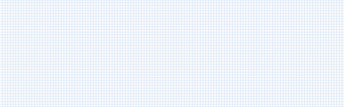 Grid notebook paper with blue lines for writing and drawing vector