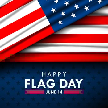 Flag Day In United States Background Illustration vector